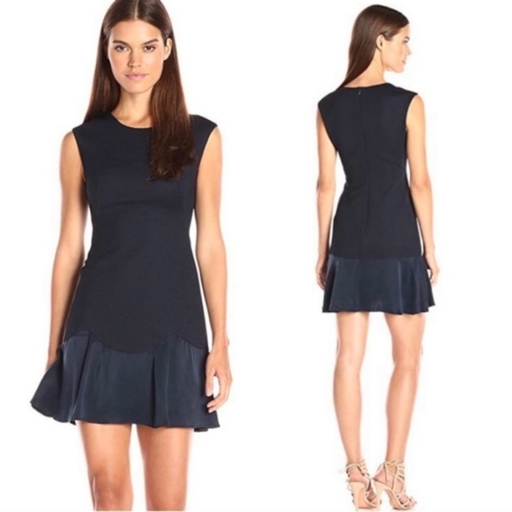 Rebecca Taylor‎ Stacy Drop Waist Dress Black Size 0